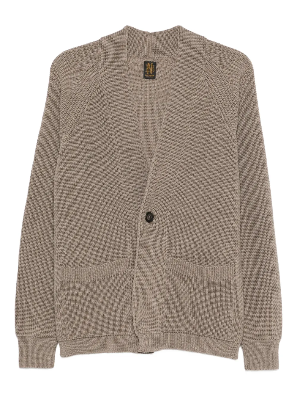 Batoner Japan pocket button cardigan | Brown | Image 1