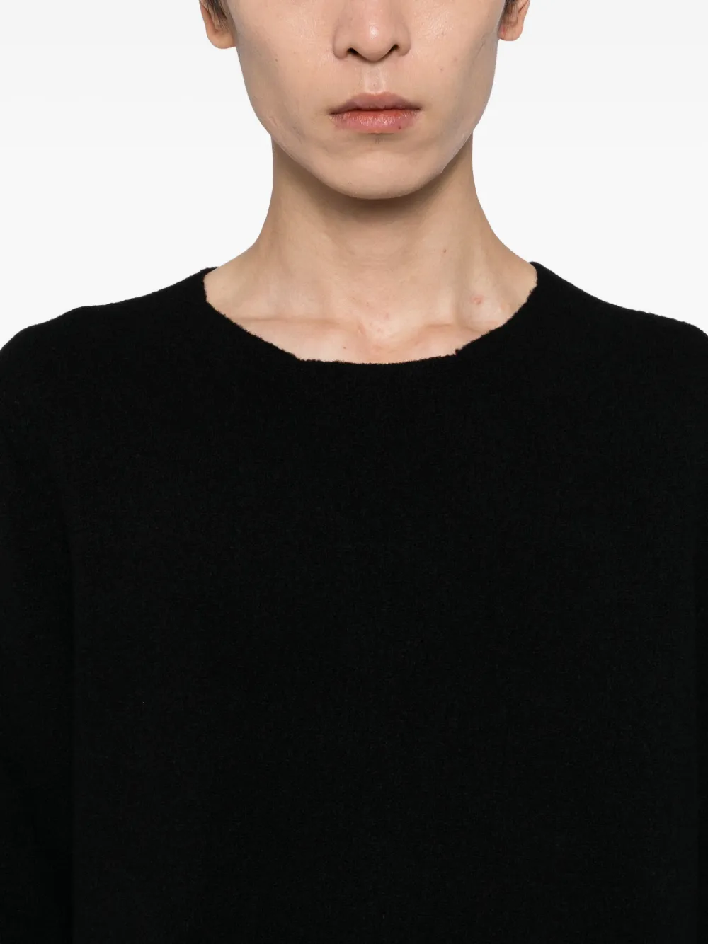 Comme des Garçons Homme Plus Trui met ronde hals Zwart