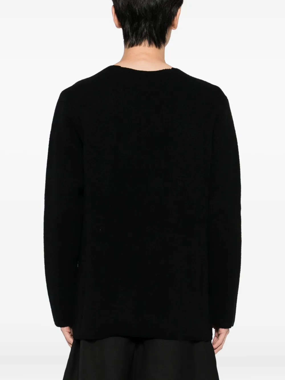 Comme des Garçons Homme Plus Trui met ronde hals Zwart