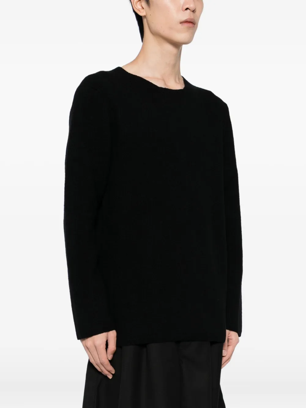 Comme des Garçons Homme Plus Trui met ronde hals Zwart