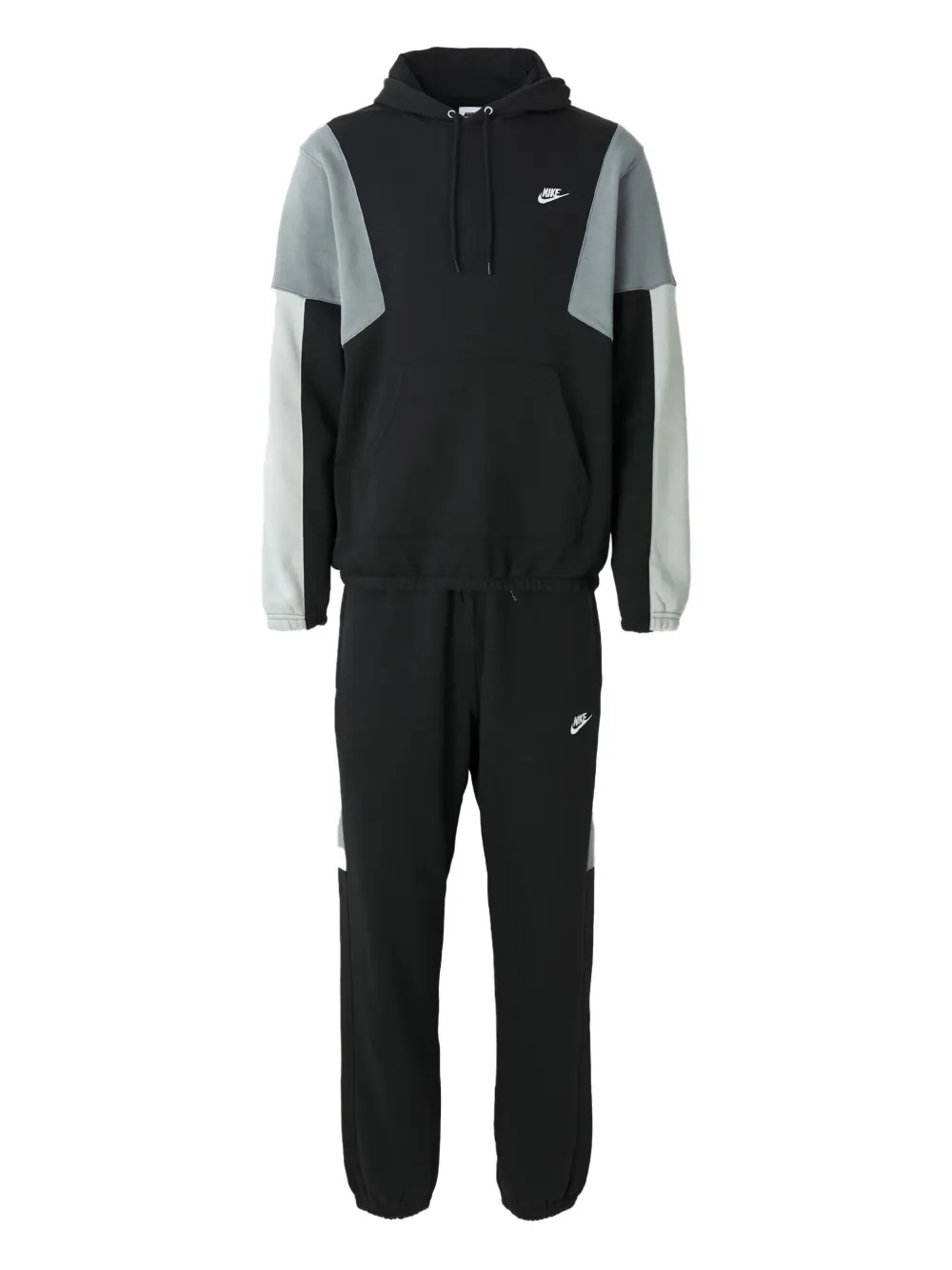 Nike hooded colourblock tracksuit | Black | Image 1