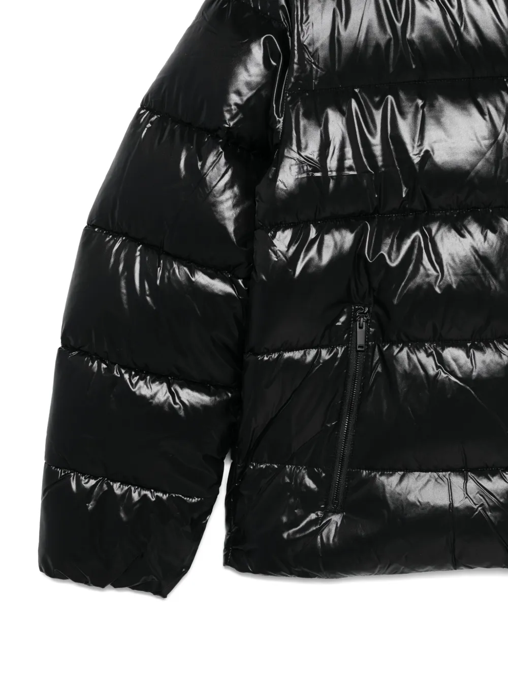 Calvin Klein Logo-print Jacket In Black