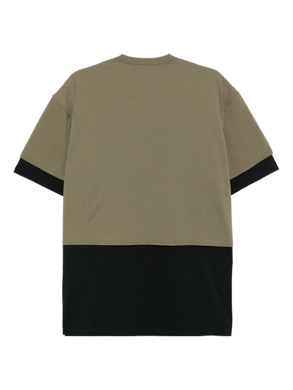 Comme Des Garçons Gelaagd T-shirt - Groen