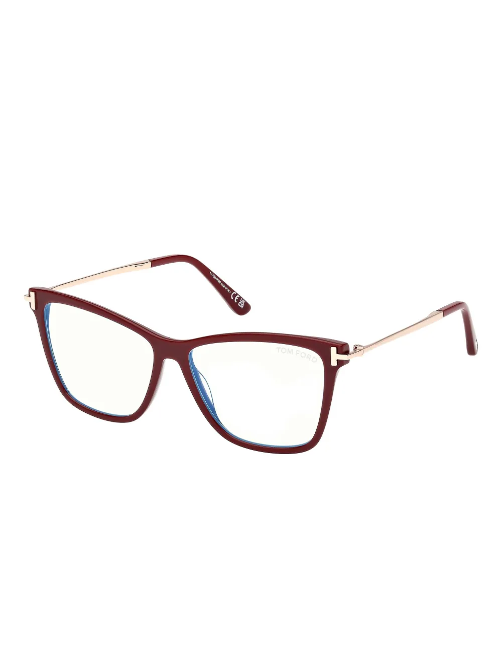 Tom Ford Cat-eye-frame Glasses In Red