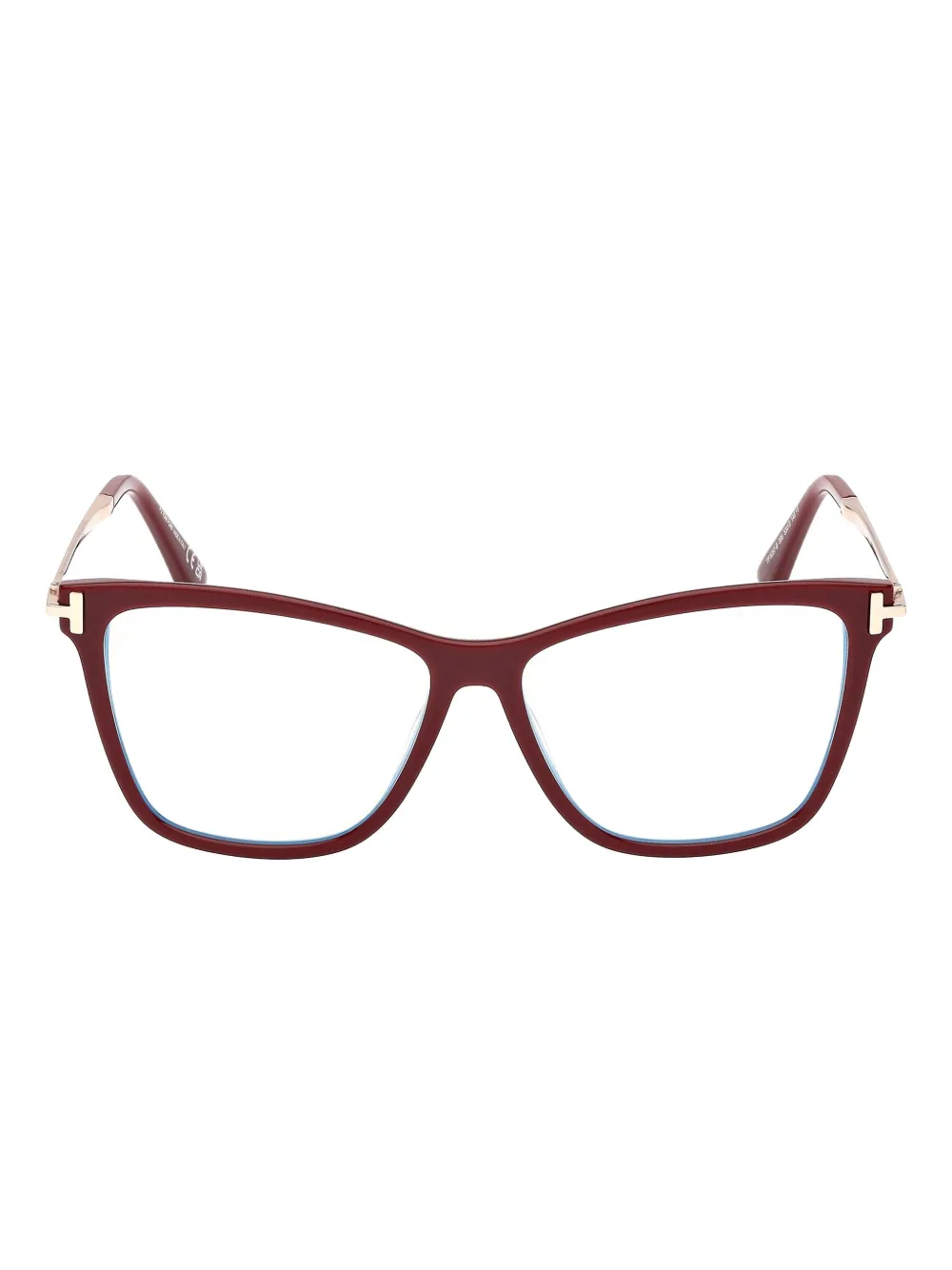 Tom Ford Cat-eye-frame Glasses In Red