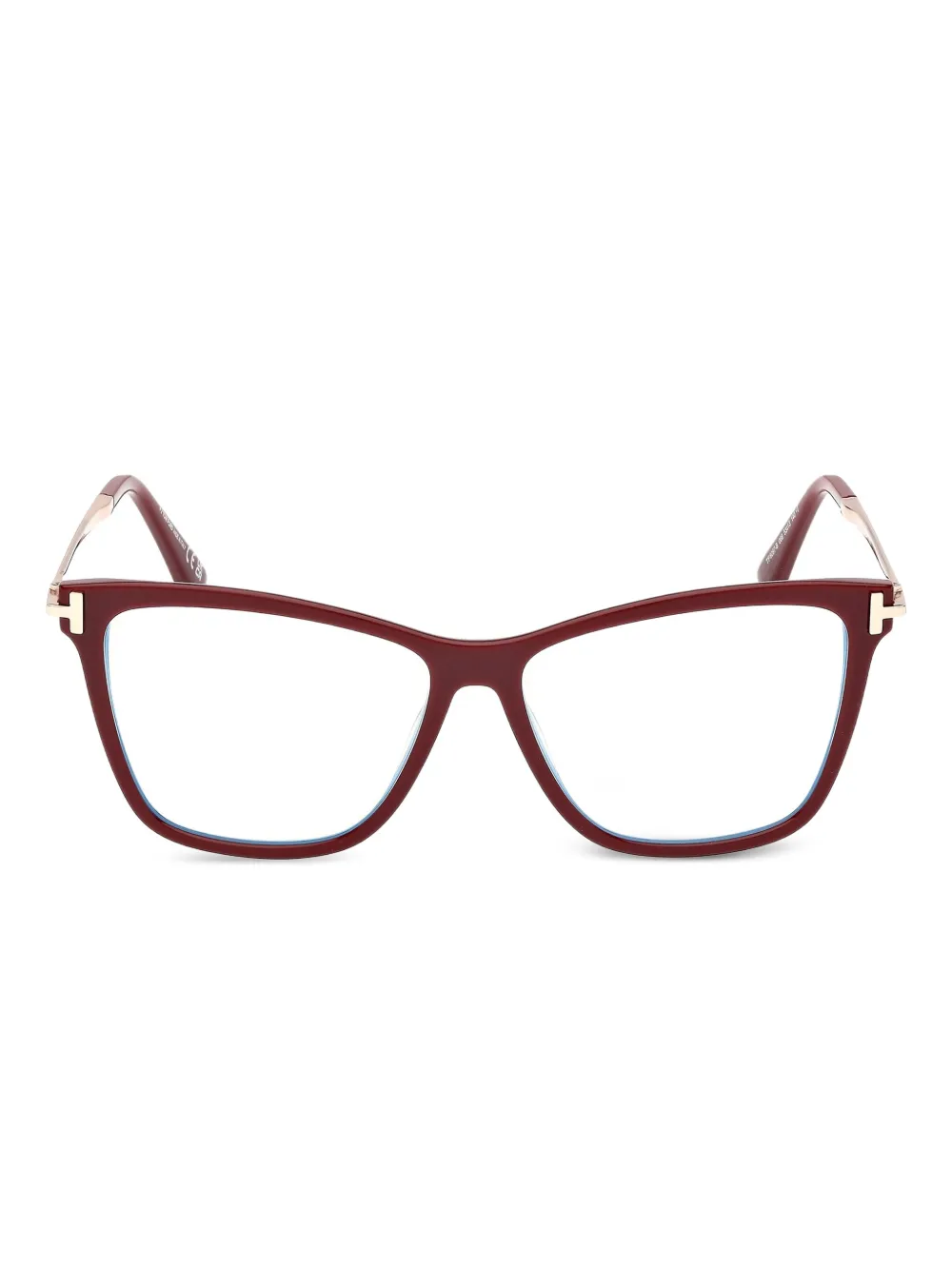 TOM FORD Eyewear cat-eye-frame glasses - Rosso