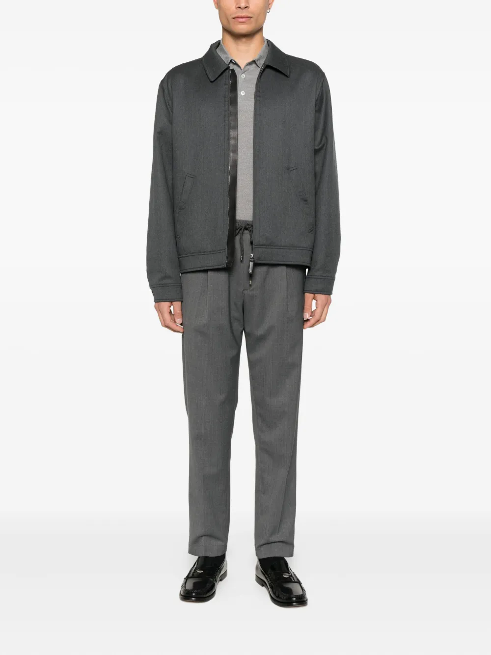 Brioni mélange-effect jacket | Shirt Jackets | Image 2