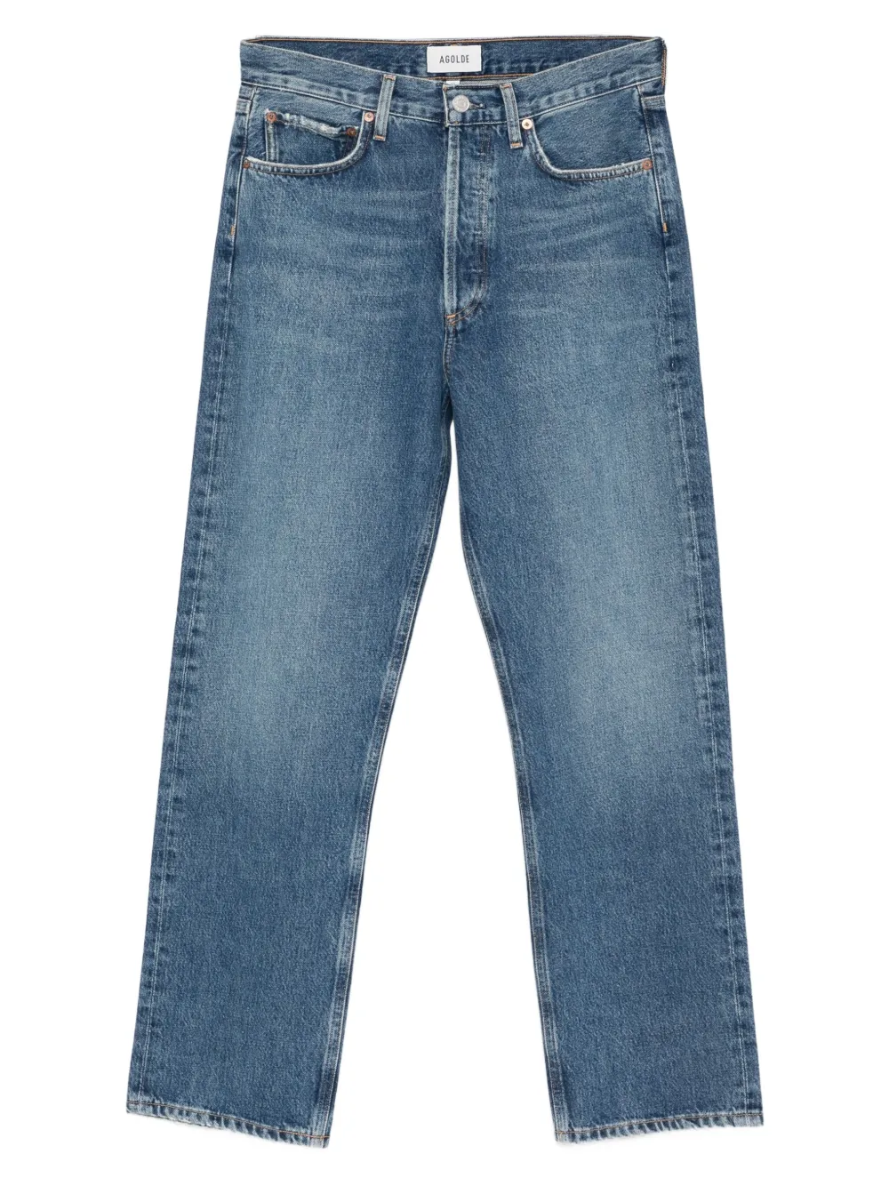 AGOLDE whiskering-effect jeans | Blue | Image 1