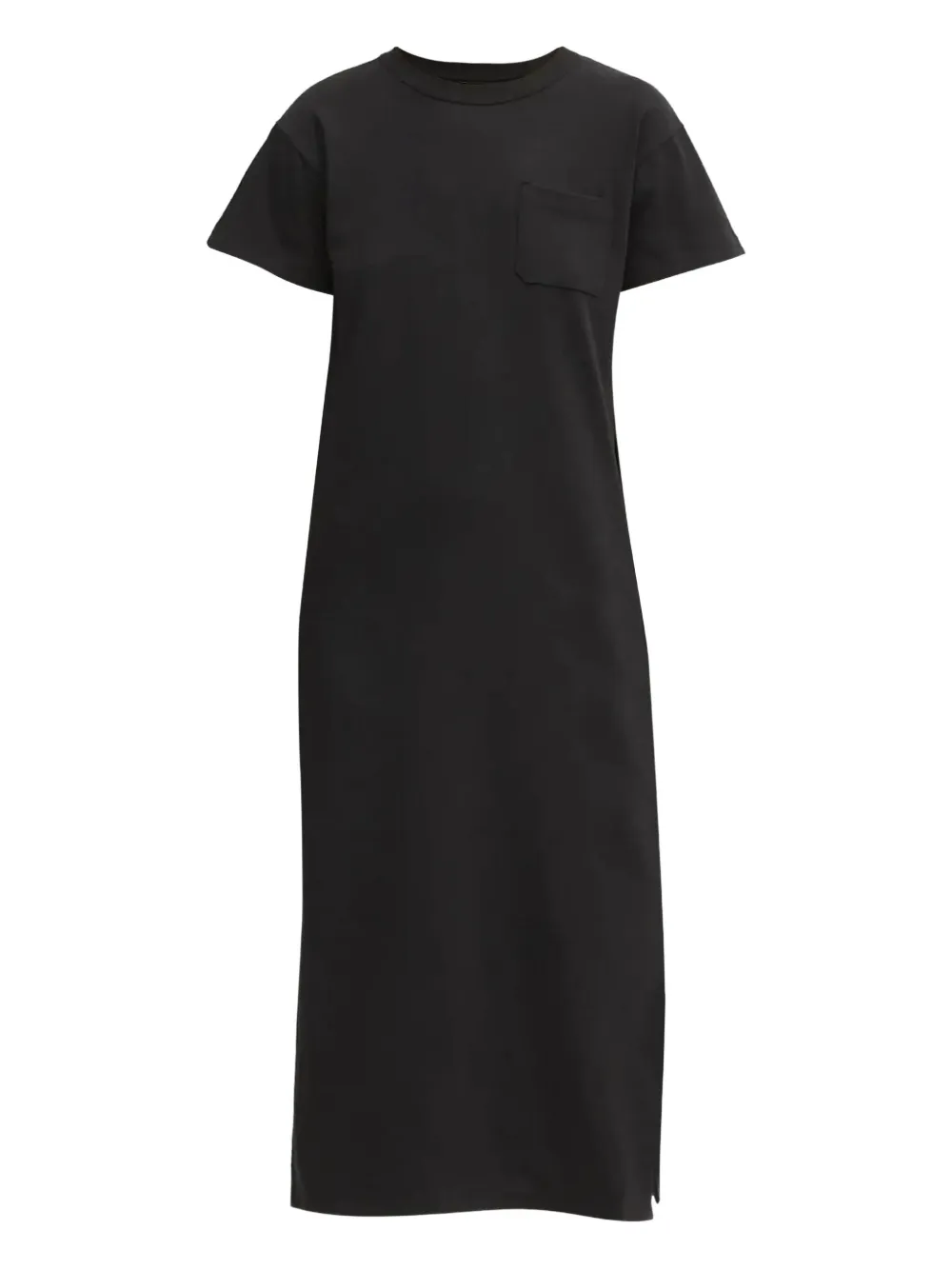 Fiorucci Pocket T-shirt Day Dress In Black