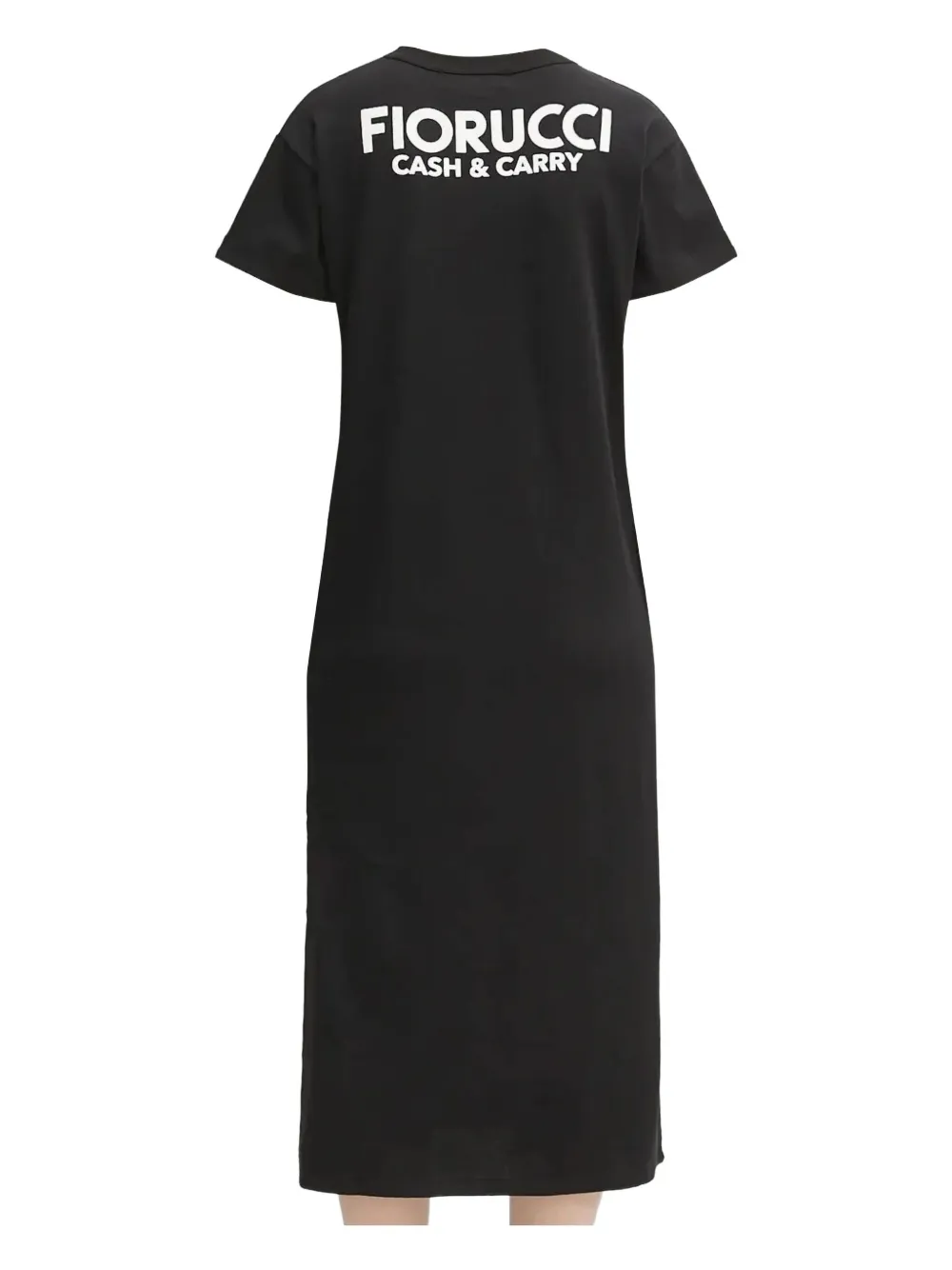 Fiorucci pocket T-shirt day dress - Zwart