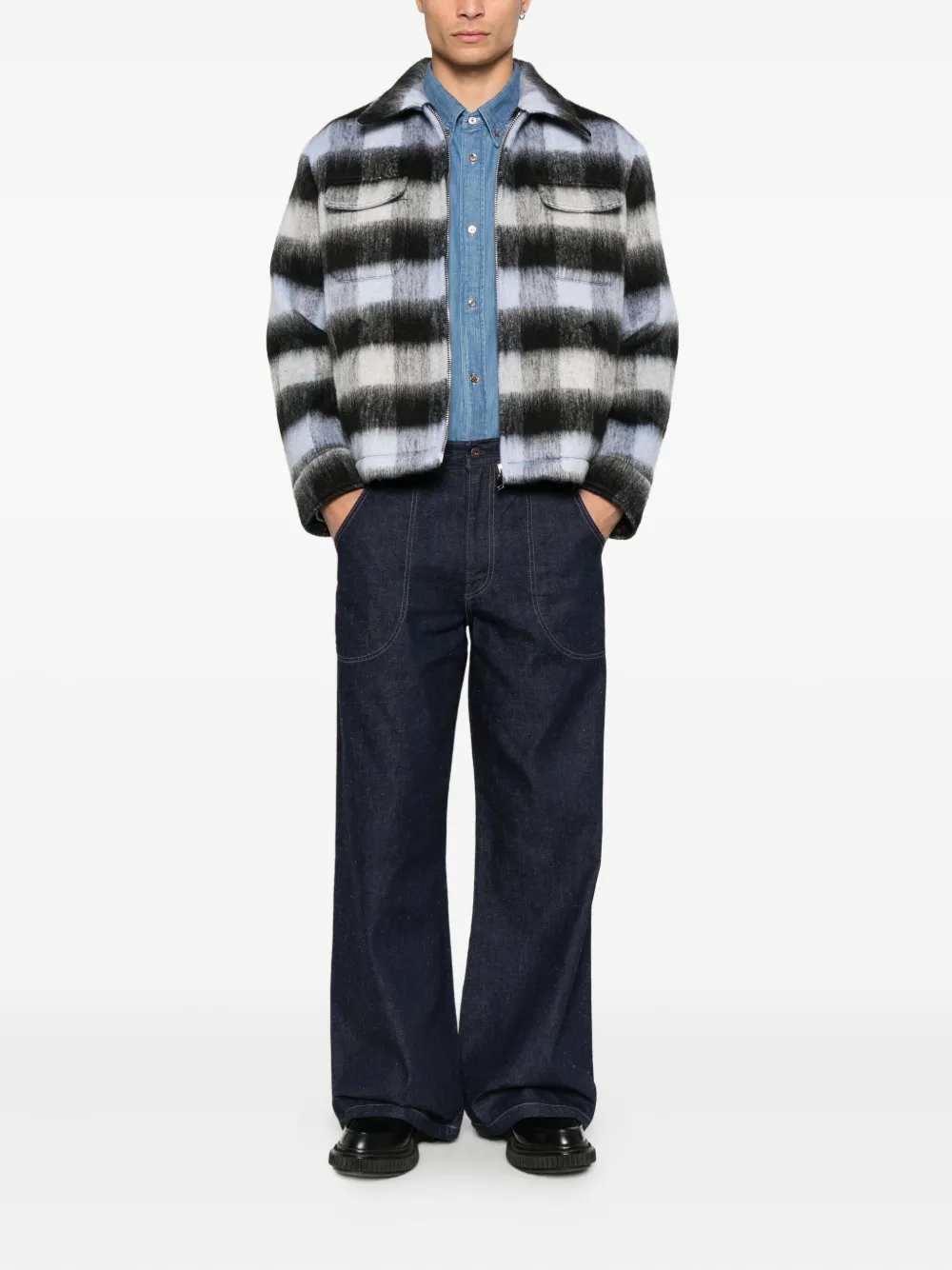 Second/Layer checked jacket | Bomber | Image 2