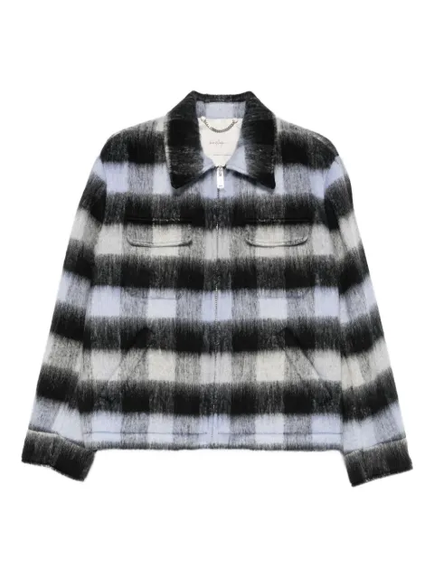 Second/Layer checked jacket
