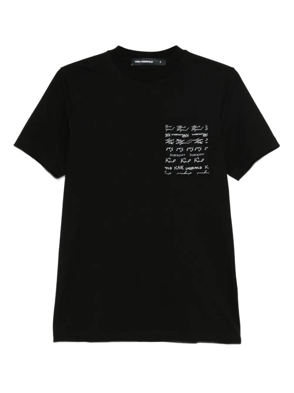 Karl Lagerfeld playera con logo estampado | negro | Image 1