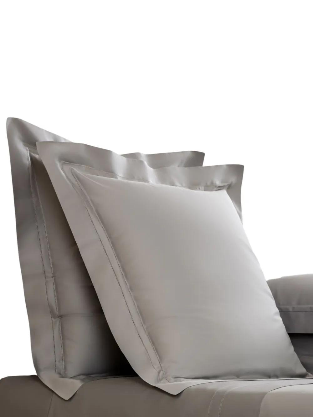 Frette Ajour Doppio Duvet Set In Gray