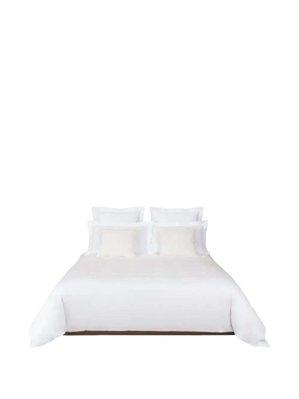Frette Paisley Zip Cushion Bedding Set In White