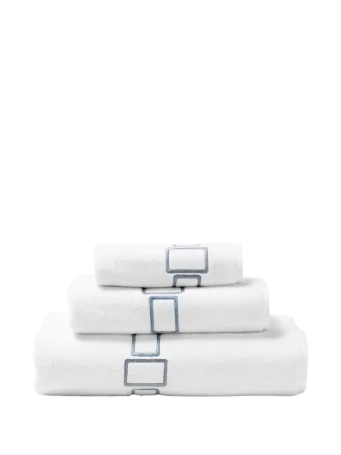 Frette Terry bicolor embroidery set