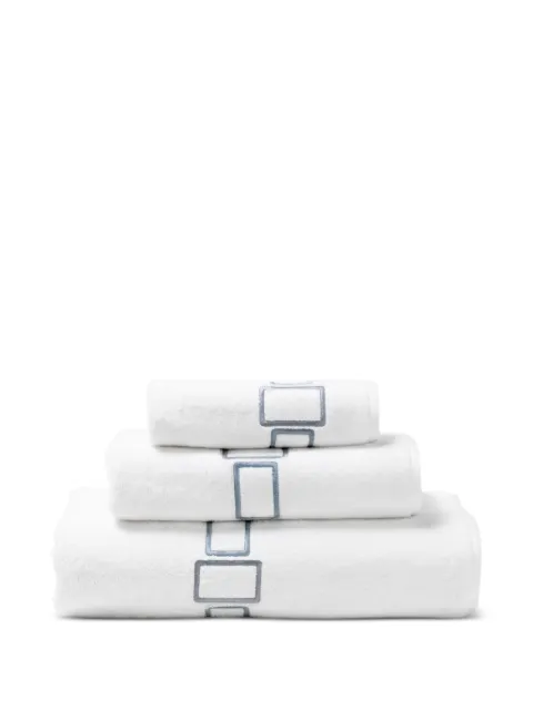 Frette Terry bicolor embroidery set