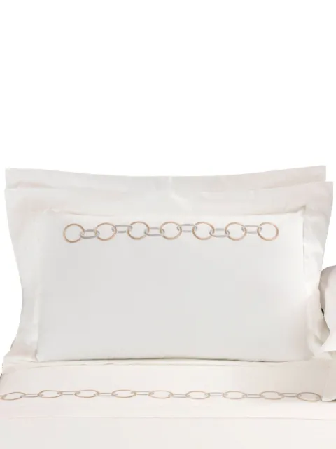 Frette links embroidery duvet set