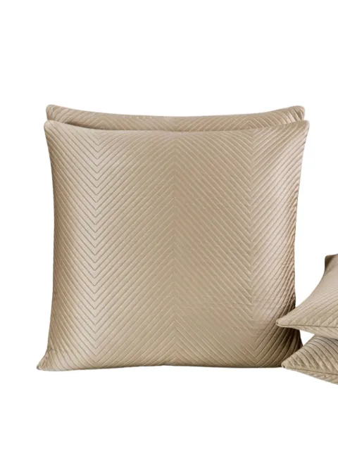 Frette herringbone zip cushion