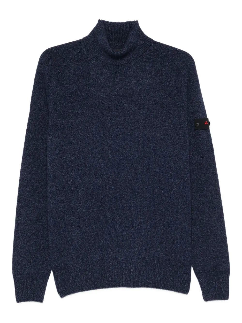 Peuterey turtleneck patch sweater | Blue | Image 1