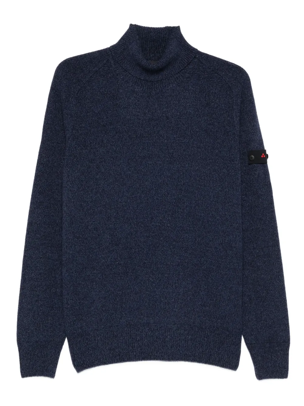 Peuterey turtleneck patch sweater | Blue | Image 1