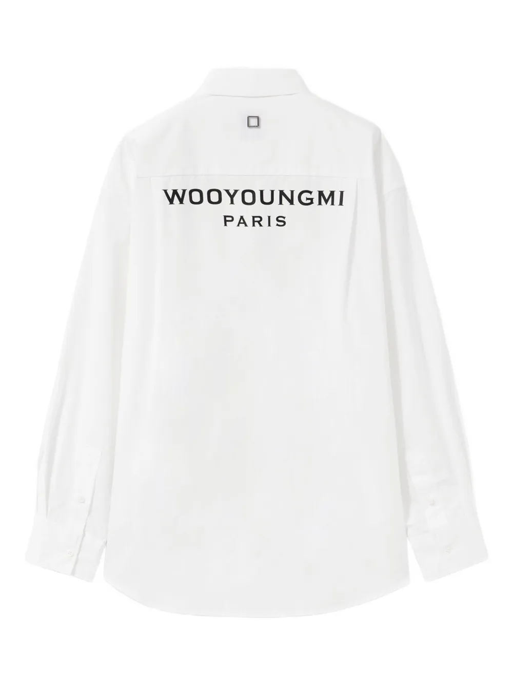 Wooyoungmi pocket logo shirt - Wit