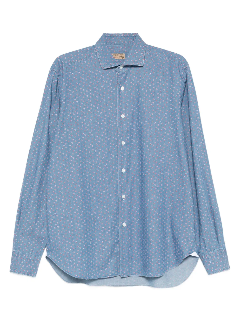 Barba patterned shirt | Blue | Image 1