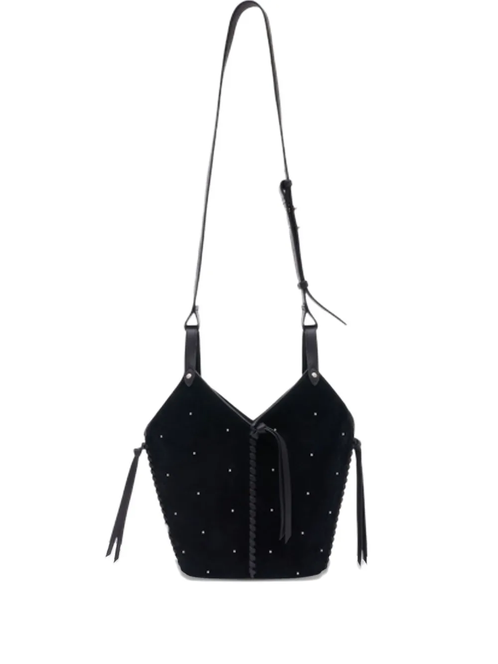 Isabel Marant Tampa Mini Gd Shoulder Bag In Black