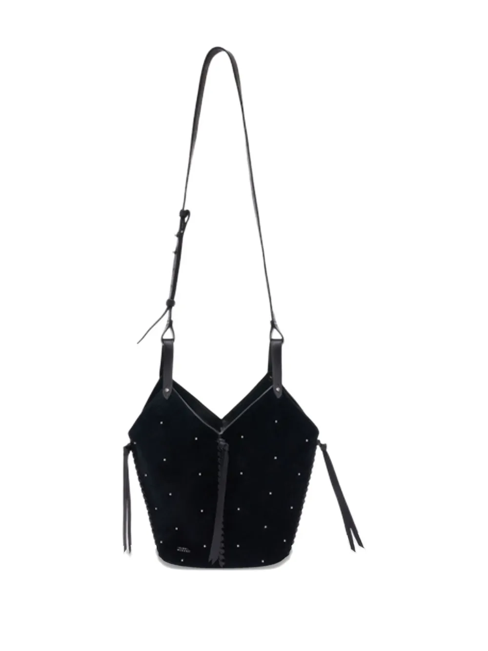 ISABEL MARANT Tampa studded shoulder bag - Zwart