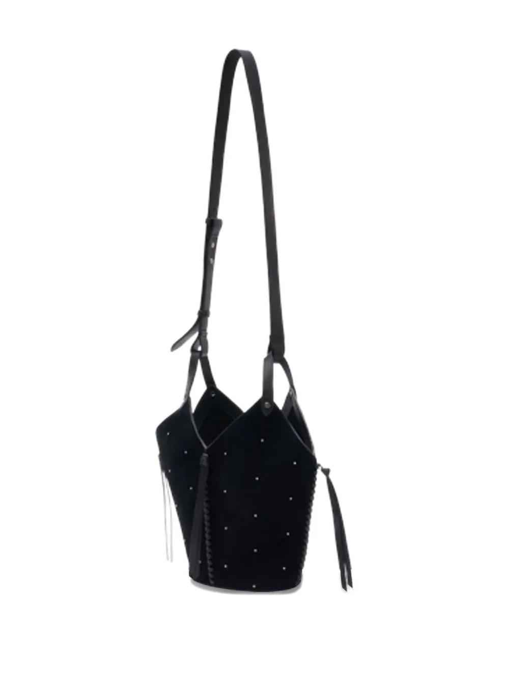 Isabel Marant Tampa Mini Gd Shoulder Bag In Black