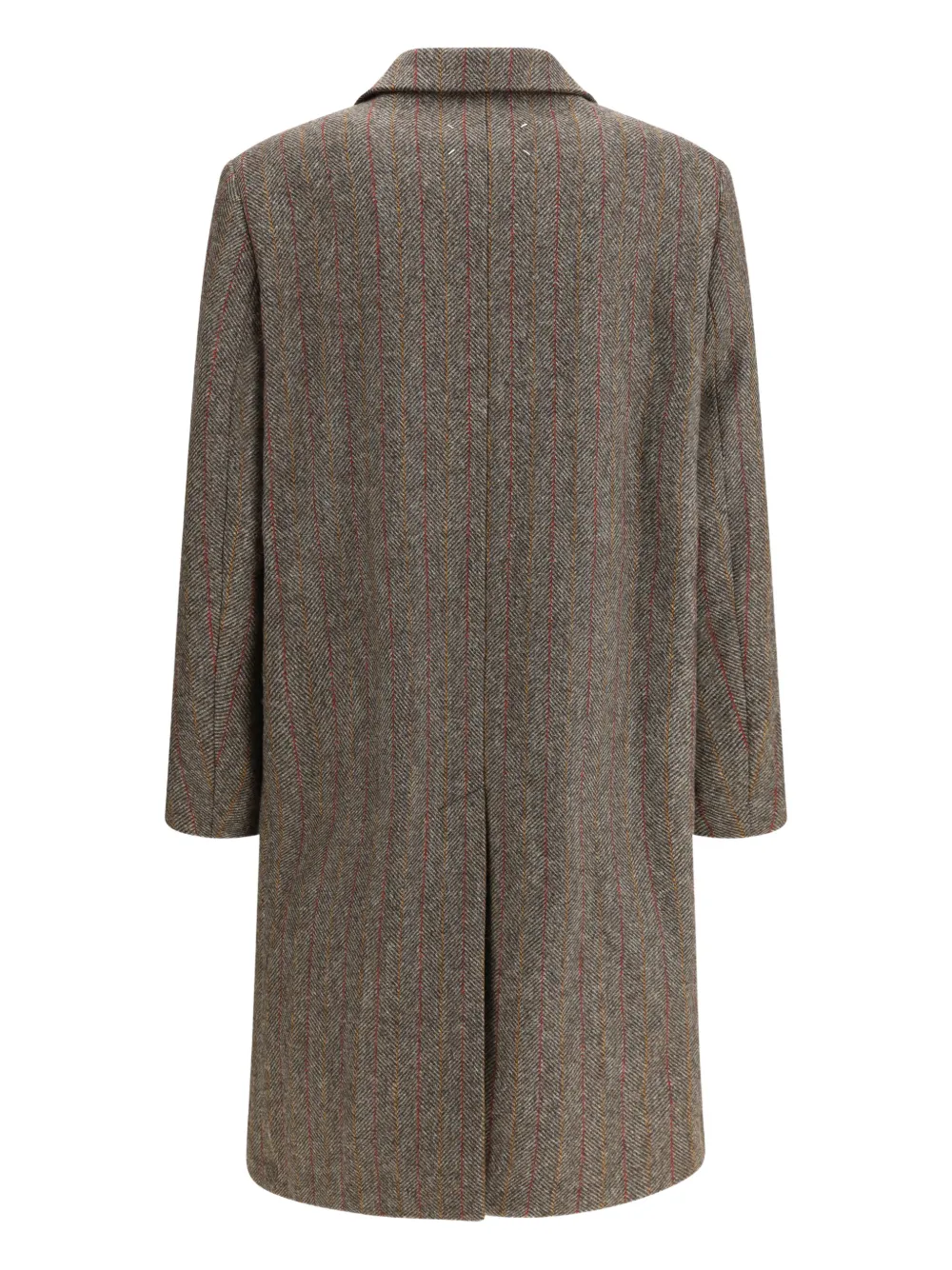Maison Margiela herringbone-pattern button single-breasted coat | Single Breasted Coats | Image 2