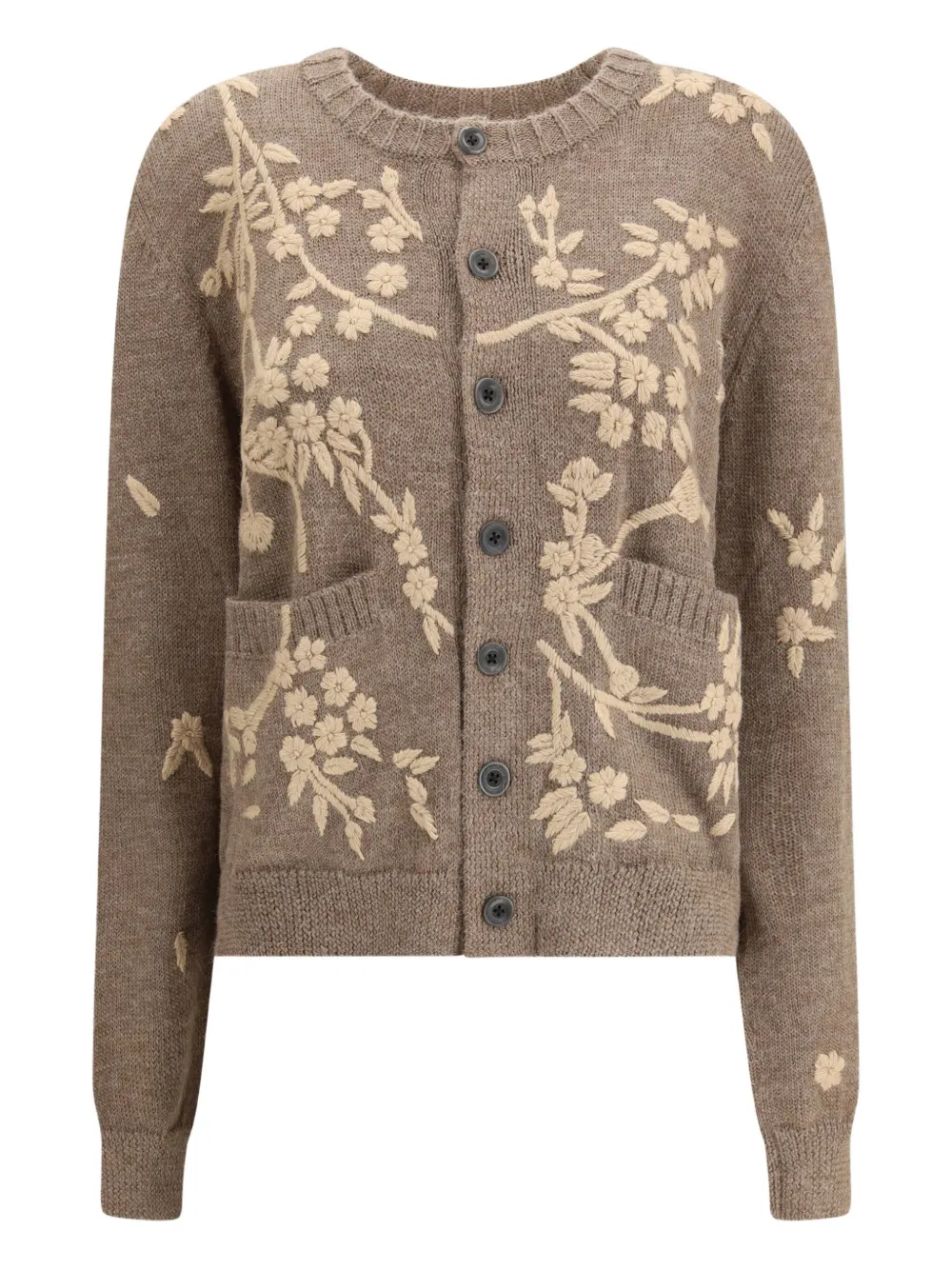 Baziszt Blossom cardigan | Brown | Image 1