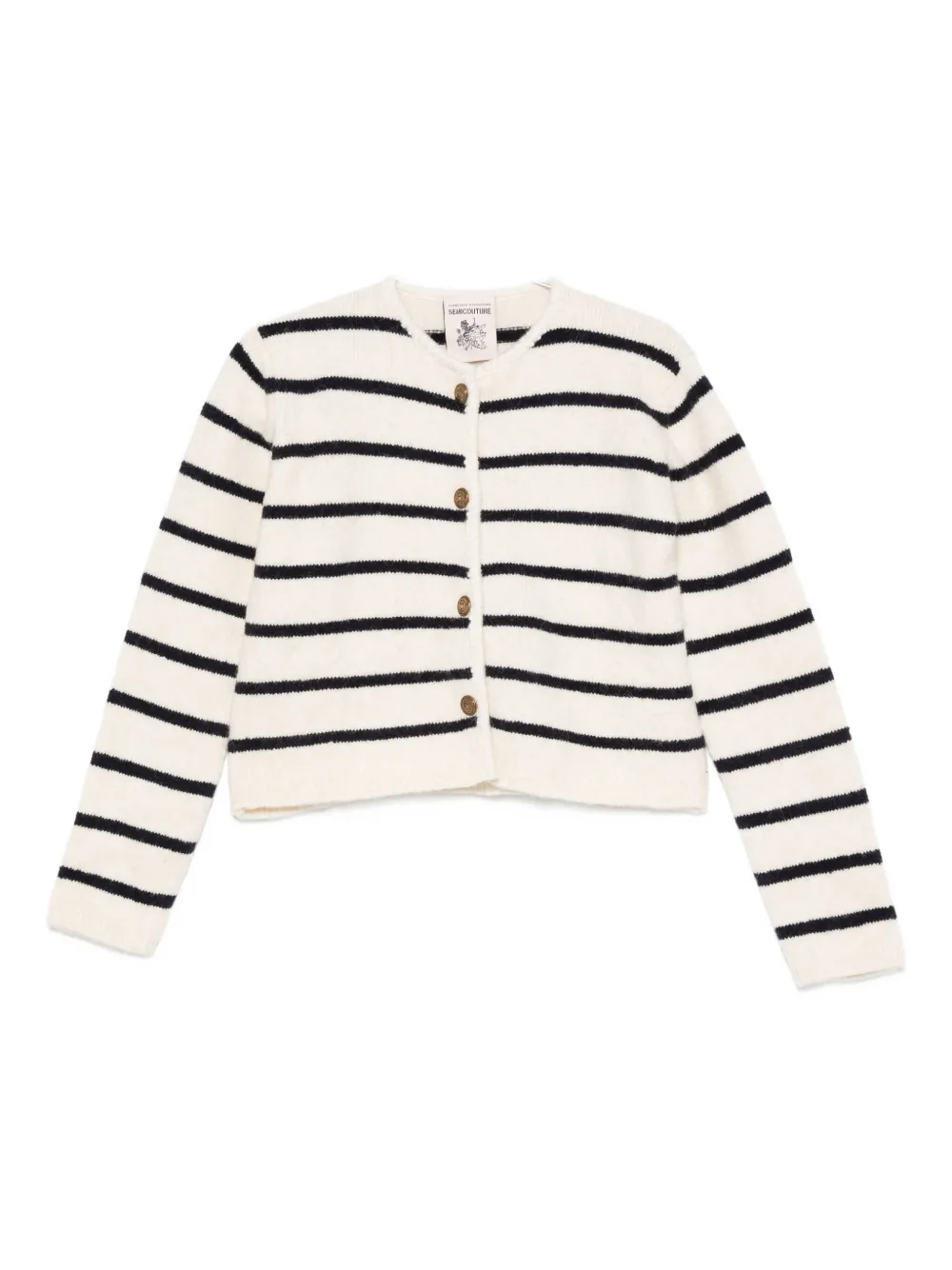 Semicouture Lea cardigan - Bianco