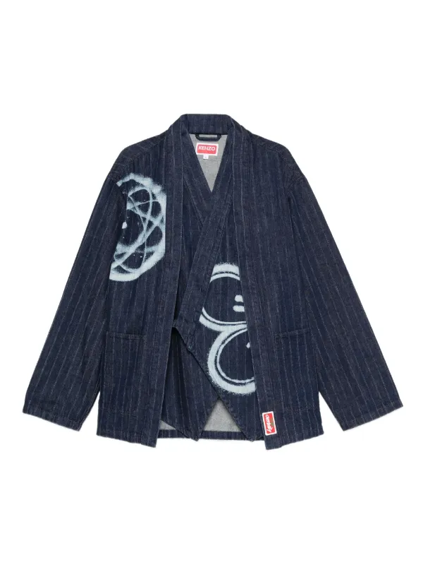 Kenzo x Futura 2000 Denim Jacket | Blue | FARFETCH ID