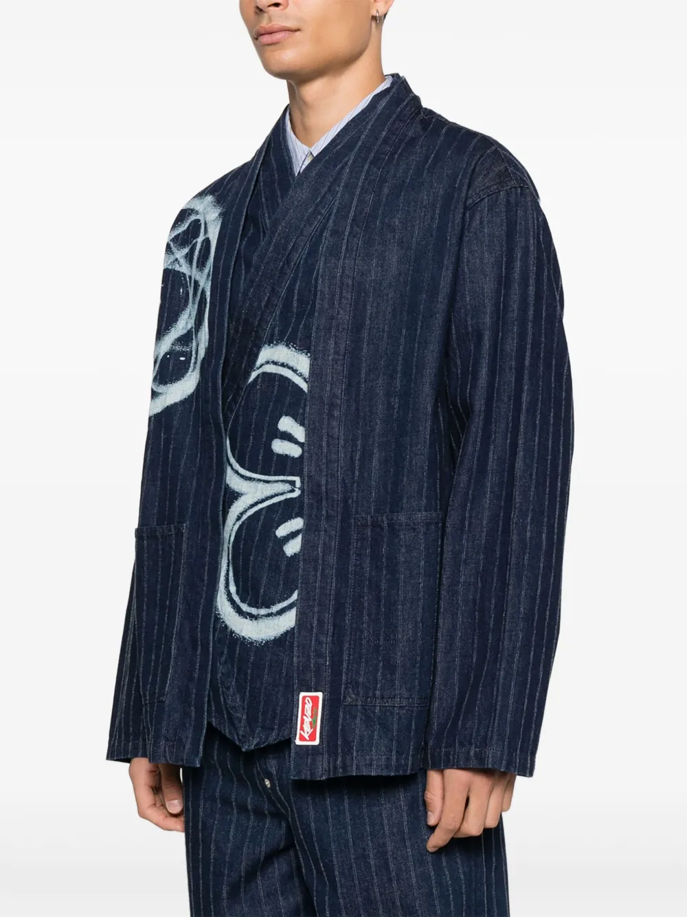 Kenzo x Futura 2000 denim jack Blauw