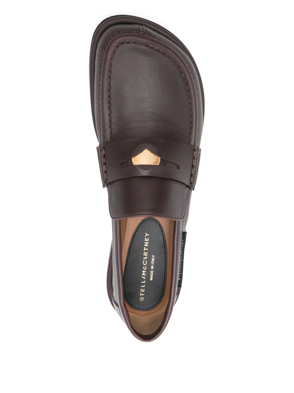 Stella Mccartney Ryder Penny Loafers In Brown