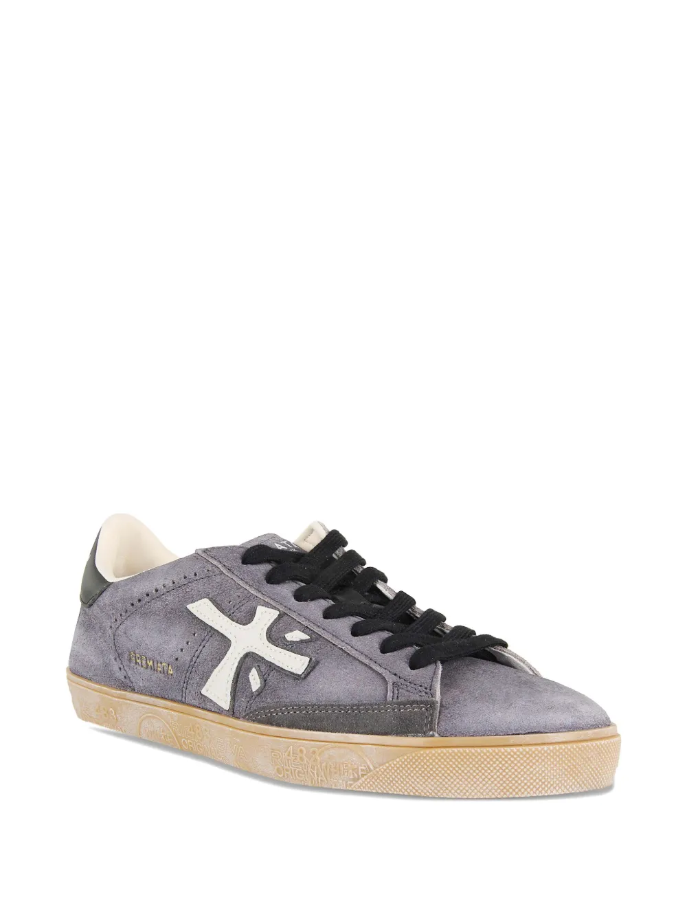 Premiata Steven sneakers met applicatie Grijs