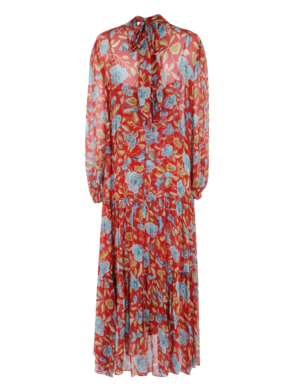  Rixo Adalind Tiered Floral Midi Dress 