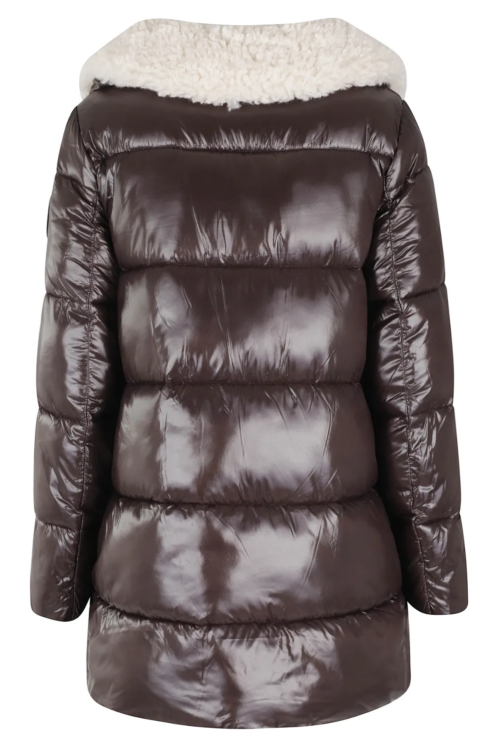 Save The Duck Zip-up Coat In Brown