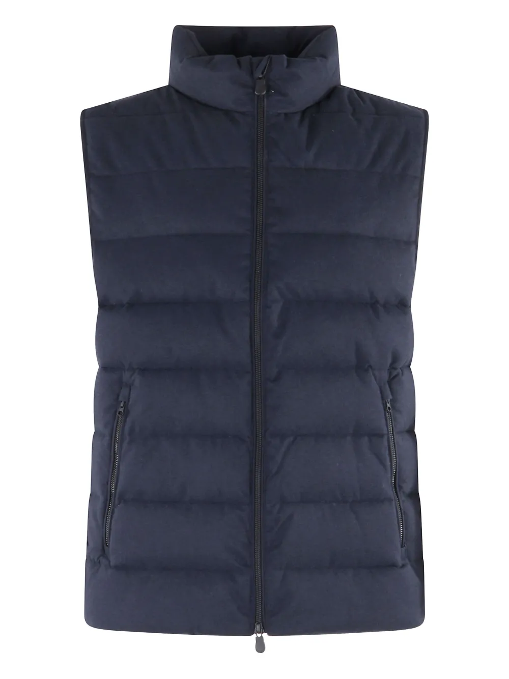 Save The Duck Zip Sleeveless Gilet In Blue