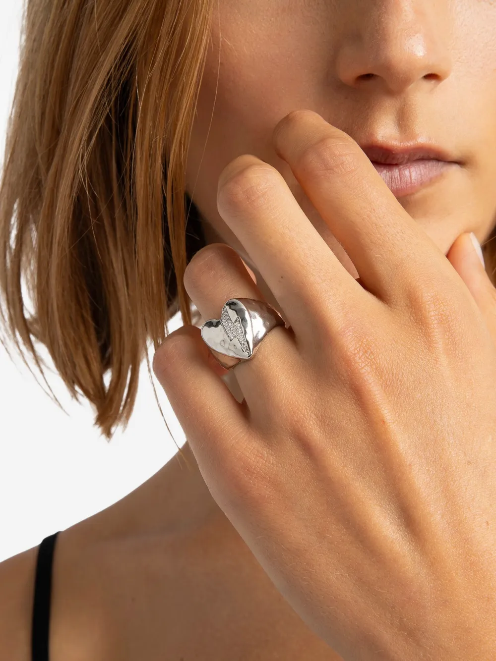 Zadig&Voltaire Heartbreaker ring - Zilver