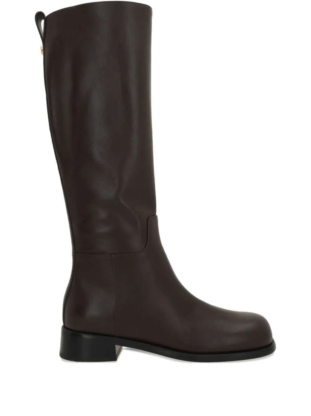 Sergio Rossi Avenue side-zip high boots - ブラウン Sergio Rossi Avenue side-zip high boots - ブラウン