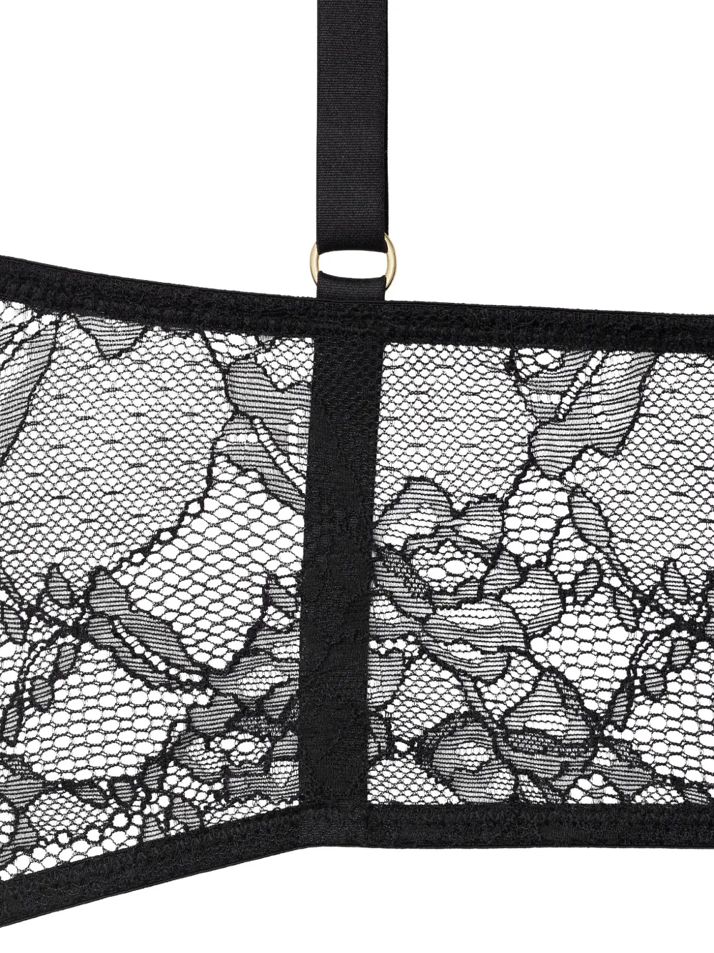 Maison Close Jeux Magnétiques Open Suspender Bustier In Black