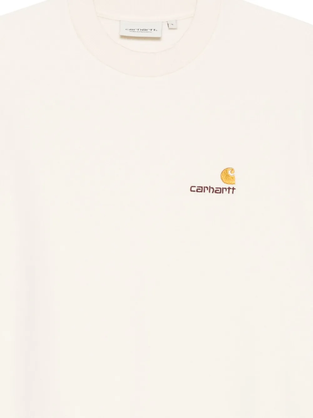  Carhartt Wip Logo-embroidered Sweatshirt - Neutrals 