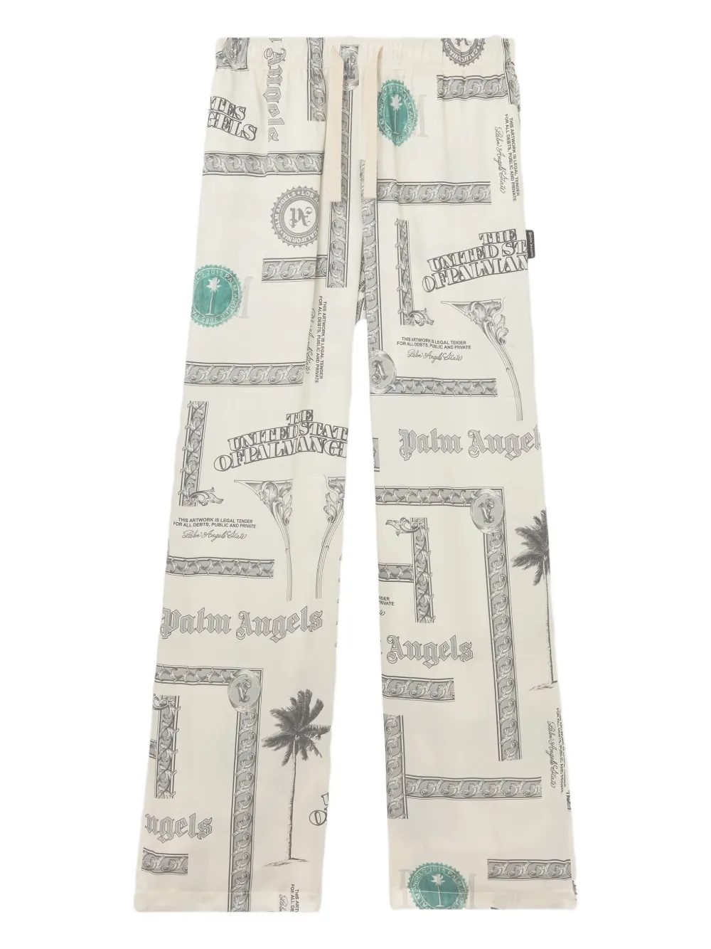 Palm Angels dollar-print trousers | Neutrals | Image 1