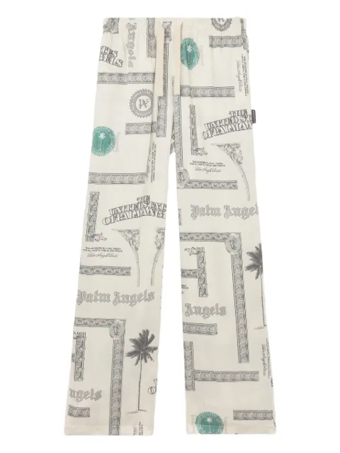 Palm Angels dollar-print trousers