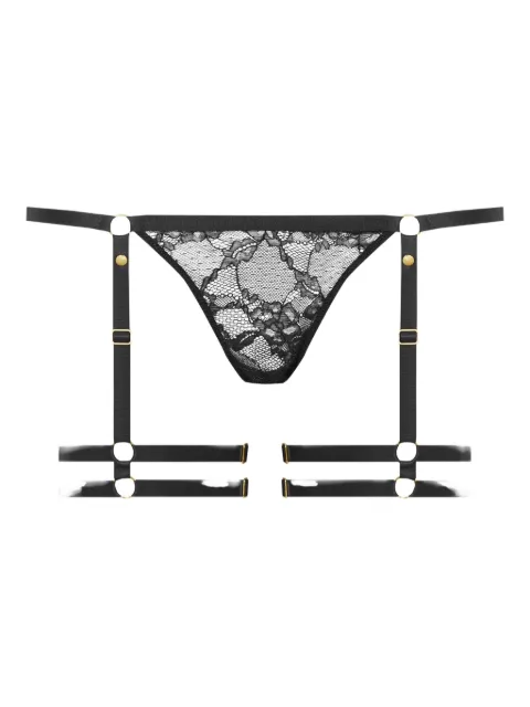 Maison Close garter lace thong