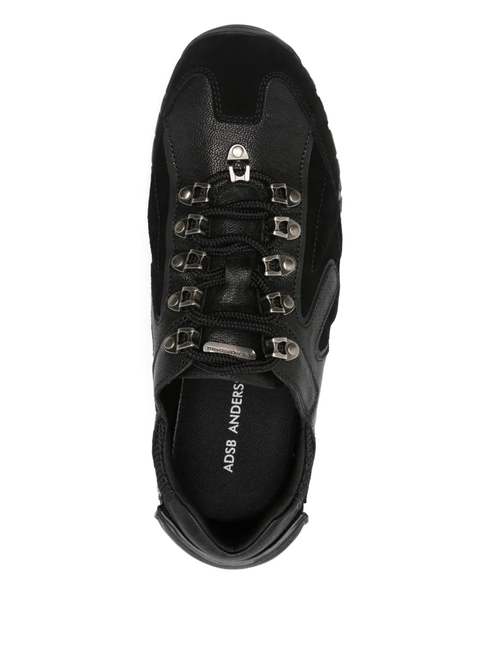 Andersson Bell Verona leren sneakers Zwart