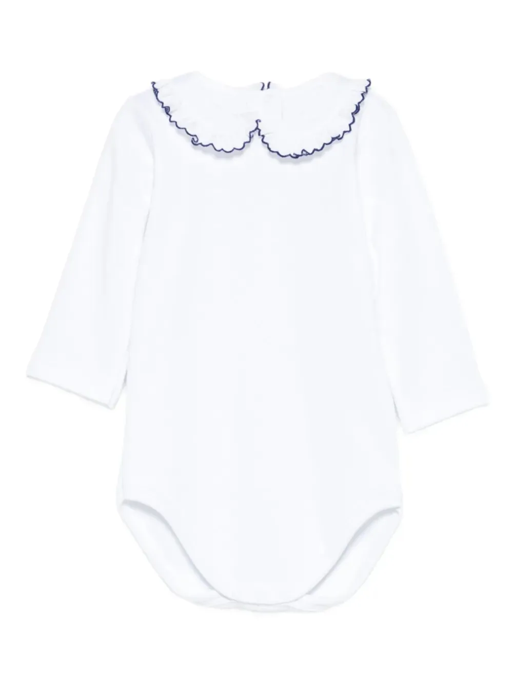 Mariella Ferrari ruffled-collar bodysuit - Bianco