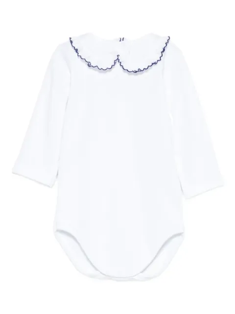 Mariella Ferrari ruffled-collar bodysuit